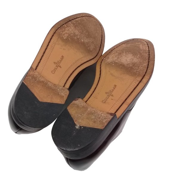 COLE HAAN Men's Apron Split Toe Lace Up Dress Derby Cordovan Leather Shoes 9M - Picture 11 of 12